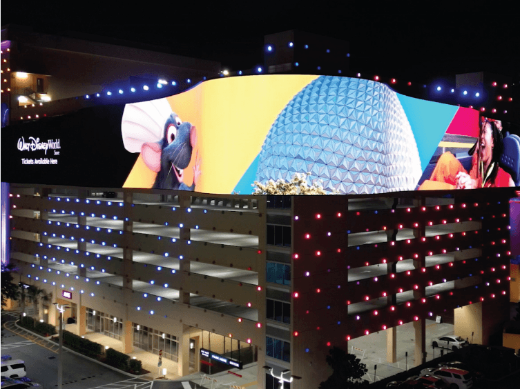 Parking Garage with Diamond Vision (DVD) Diamond Dot design